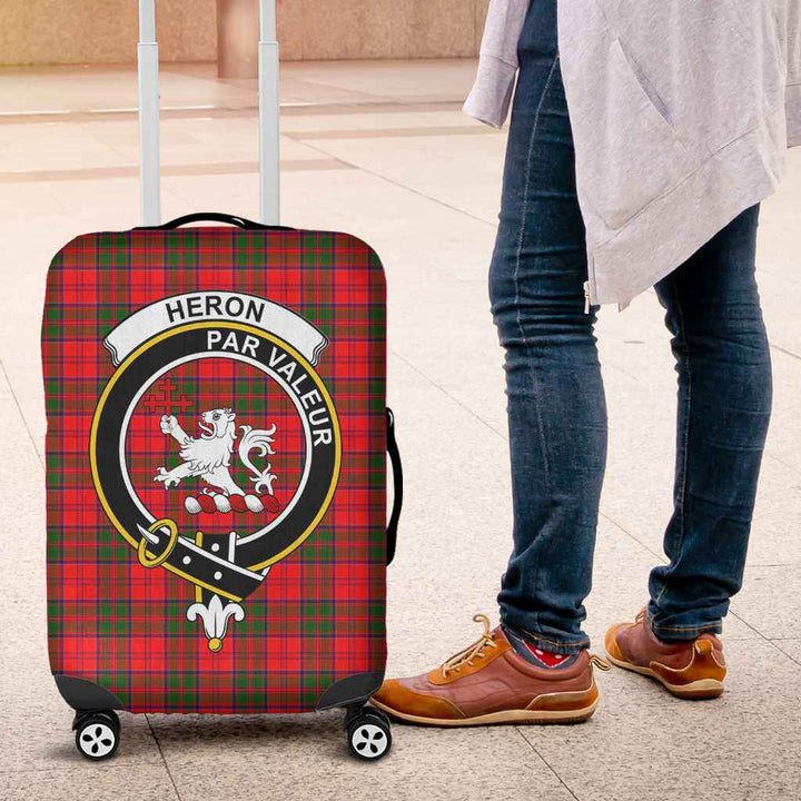 Scottish Heron Clan Crest Tartan Luggage Cover Tartan Plaid 4