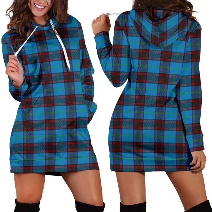 Scottish Home Ancient Clan Tartan Hoodie Dress