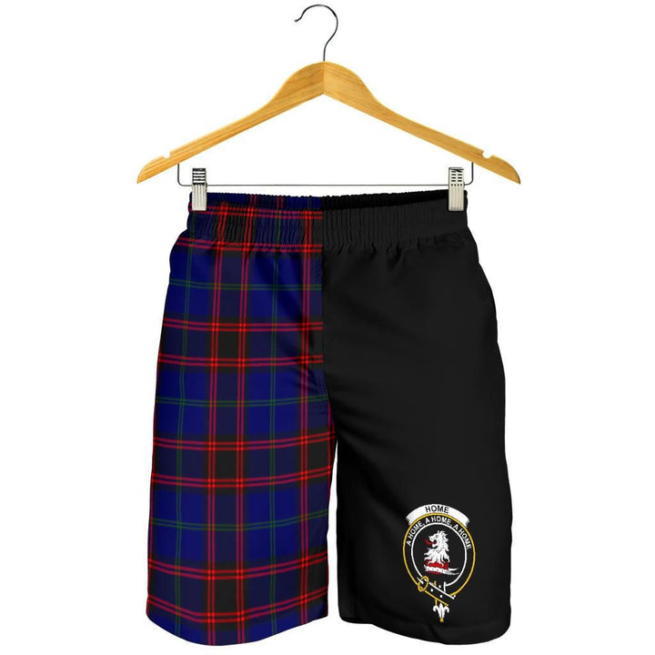 Scottish Home Clan Crest Tartan Half of Me Men's Shorts