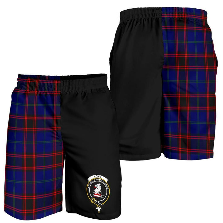 Scottish Home Clan Crest Tartan Half of Me Men's Shorts