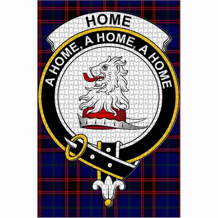 Scottish Home Clan Crest Tartan Jigsaw Puzzle 1