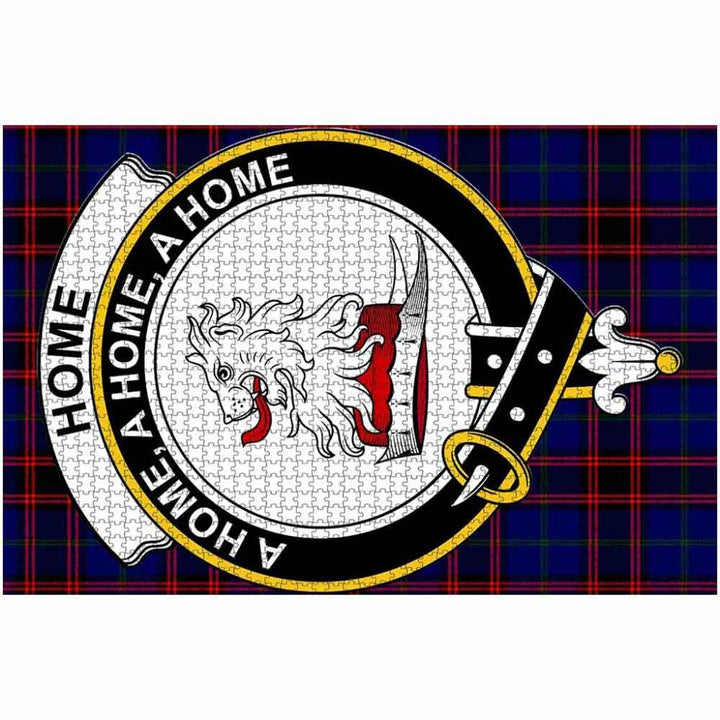 Scottish Home Clan Crest Tartan Jigsaw Puzzle 2