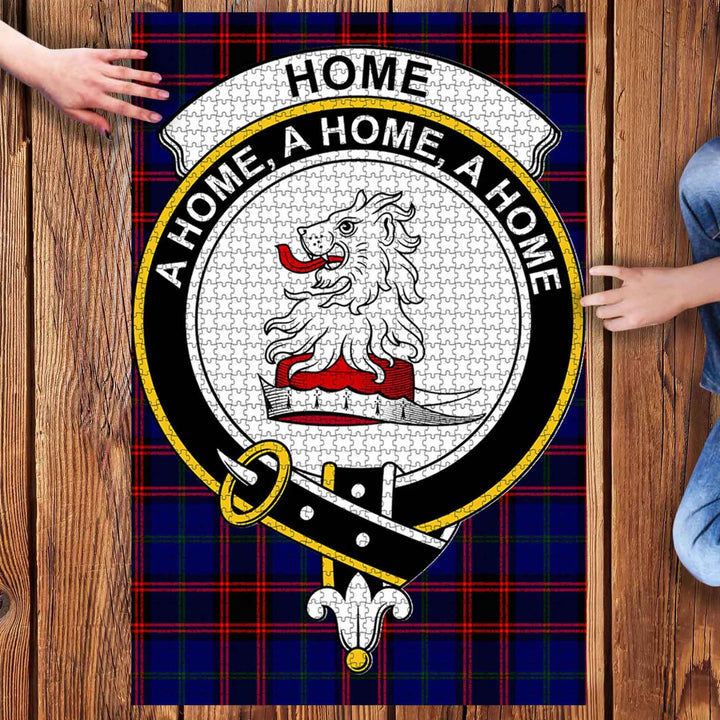 Scottish Home Clan Crest Tartan Jigsaw Puzzle 3