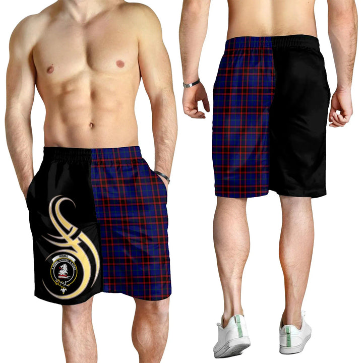 Scottish Home Modern Clan Crest Tartan Believe in Me Men's Shorts