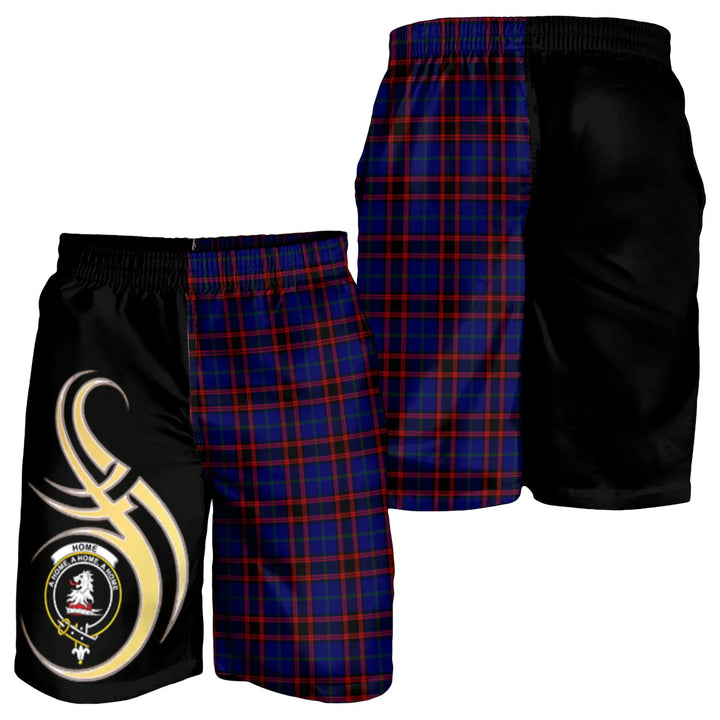 Scottish Home Modern Clan Crest Tartan Believe in Me Men's Shorts