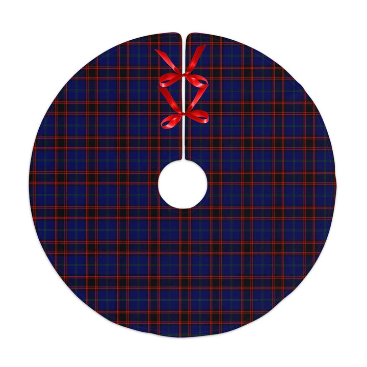 Scottish Home Modern Clan Tartan Christmas Tree Skirt No Tassels 1 Tartan Plaid