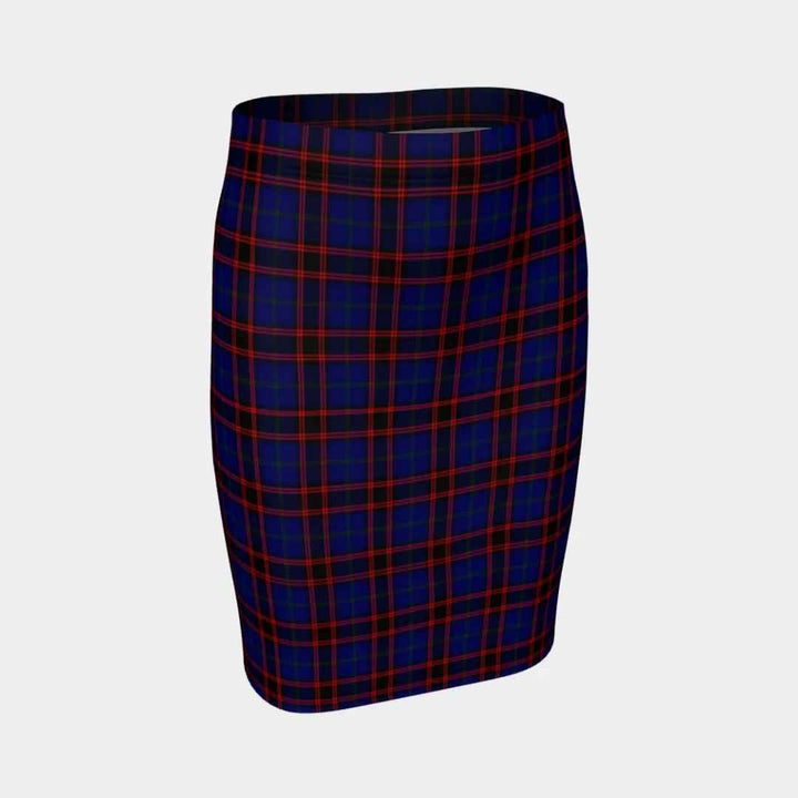 Scottish Home Modern Clan Tartan Fitted Skirt Tartan Plaid 1