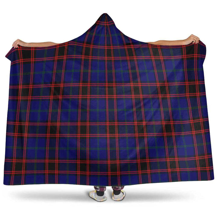 Scottish Home Modern Clan Tartan Hooded Blanket Tartan Plaid 1
