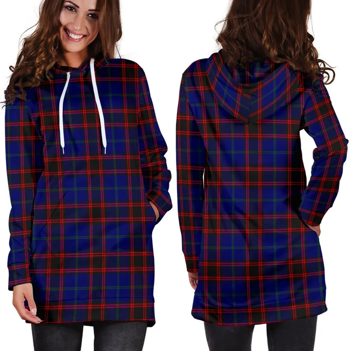 Scottish Home Modern Clan Tartan Hoodie Dress