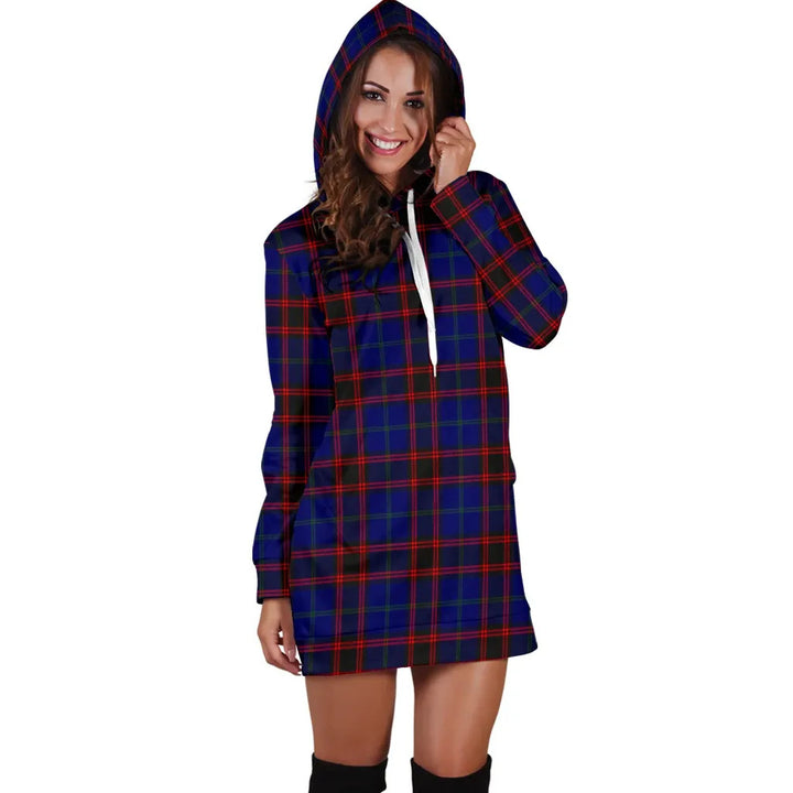 Scottish Home Modern Clan Tartan Hoodie Dress
