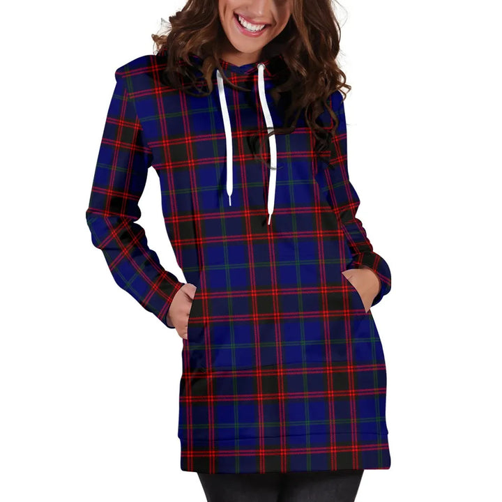 Scottish Home Modern Clan Tartan Hoodie Dress