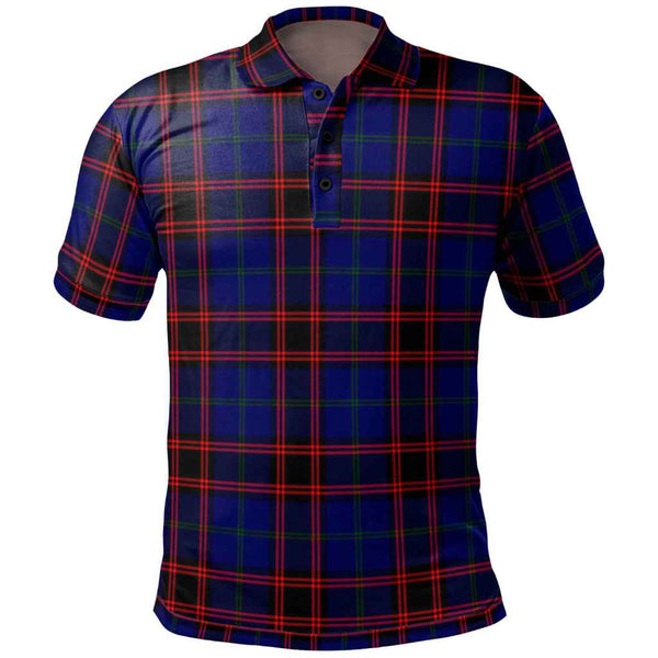 Scottish Home Modern Clan Tartan Polo Shirt Front Side Tartan Plaid