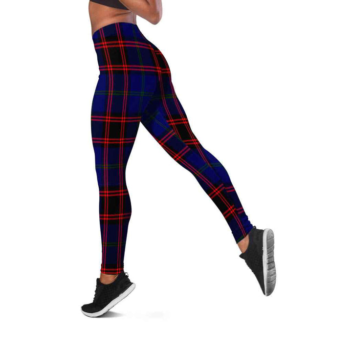 Scottish Home Modern Clan Tartan Women Leggings Tartan Plaid 2