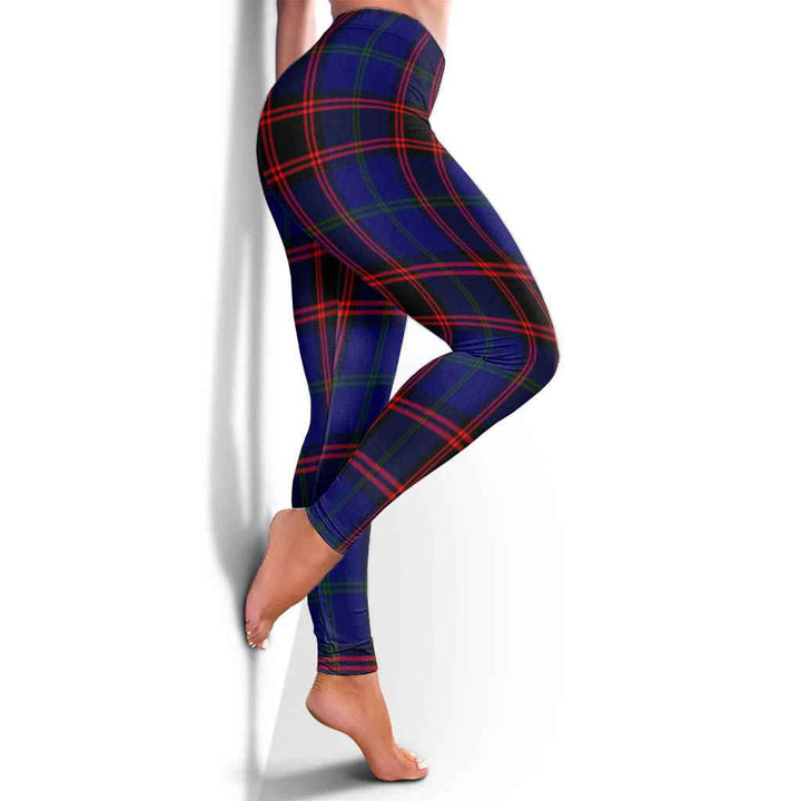 Scottish Home Modern Clan Tartan Women Leggings Tartan Plaid 4