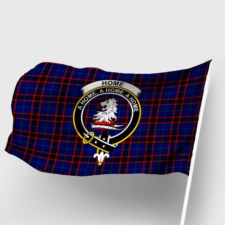 Scottish Home (or Hume) Clan Crest Tartan Flag Parade Tartan Plaid 2