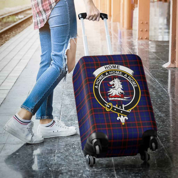 Scottish Home (or Hume) Clan Crest Tartan Luggage Cover Tartan Plaid 3