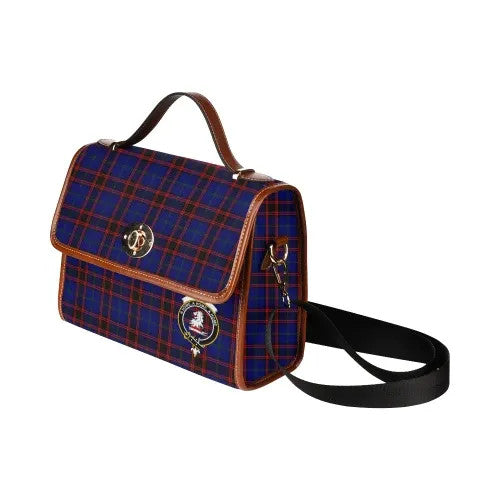 Scottish Home (or Hume) Clan Crest Tartan Waterproof Canvas Bag Tartan Plaid 4