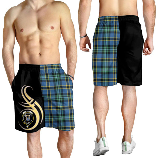 Scottish Hope Clan Crest Tartan Believe in Me Men's Shorts