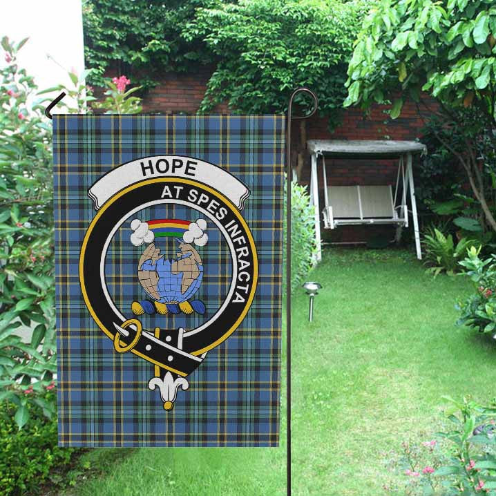 Scottish Hope Clan Crest Tartan Garden Flag Tartan Plaid 2