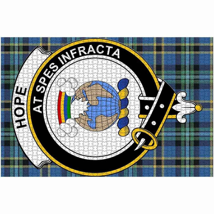 Scottish Hope Clan Crest Tartan Jigsaw Puzzle 2