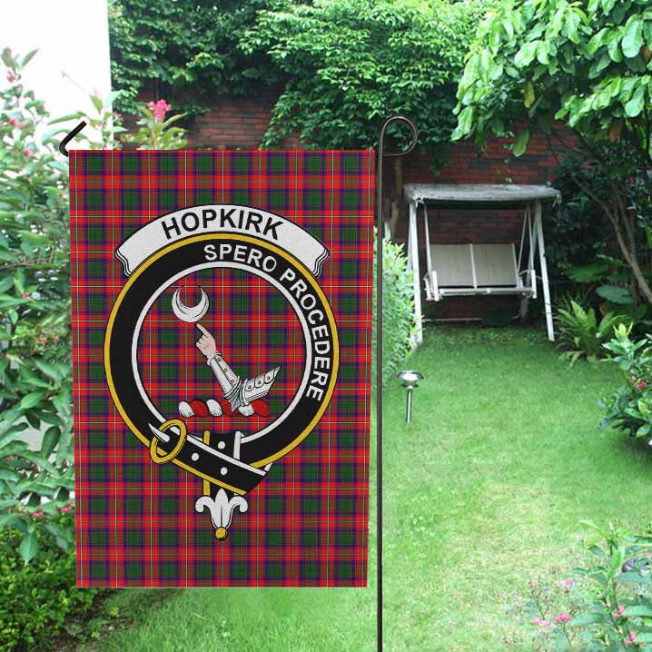 Scottish Hopkirk Clan Crest Tartan Garden Flag Tartan Plaid 2