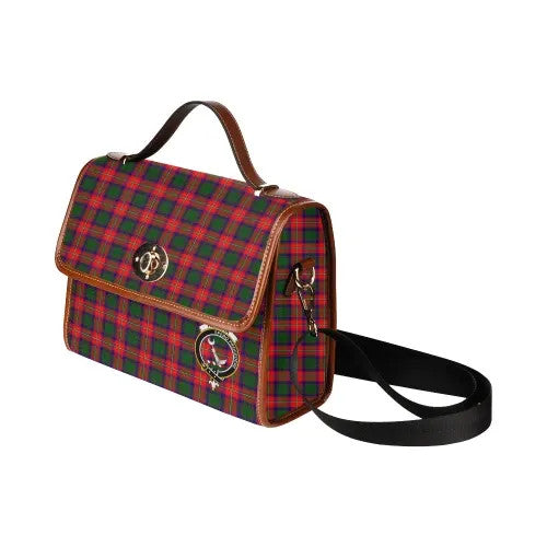 Scottish Hopkirk Clan Crest Tartan Waterproof Canvas Bag Tartan Plaid 4