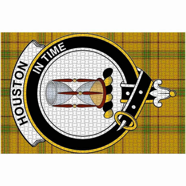 Scottish Houston Clan Crest Tartan Jigsaw Puzzle 2