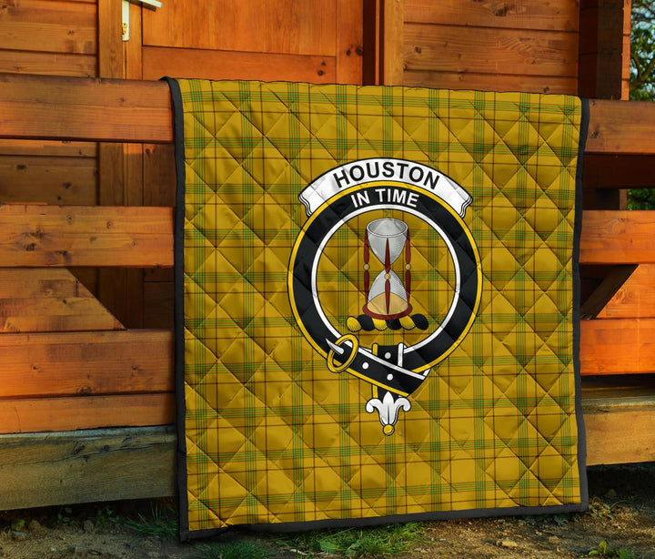Scottish Houston Clan Crest Tartan Quilt Tartan Plaid 7