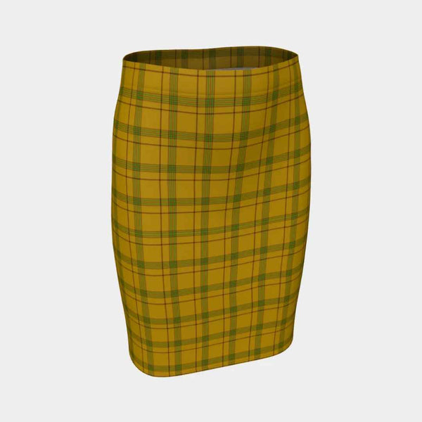Scottish Houston Clan Tartan Fitted Skirt Tartan Plaid 1