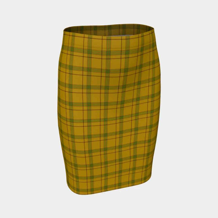 Scottish Houston Clan Tartan Fitted Skirt Tartan Plaid 1