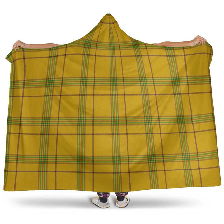 Scottish Houston Clan Tartan Hooded Blanket Tartan Plaid 1