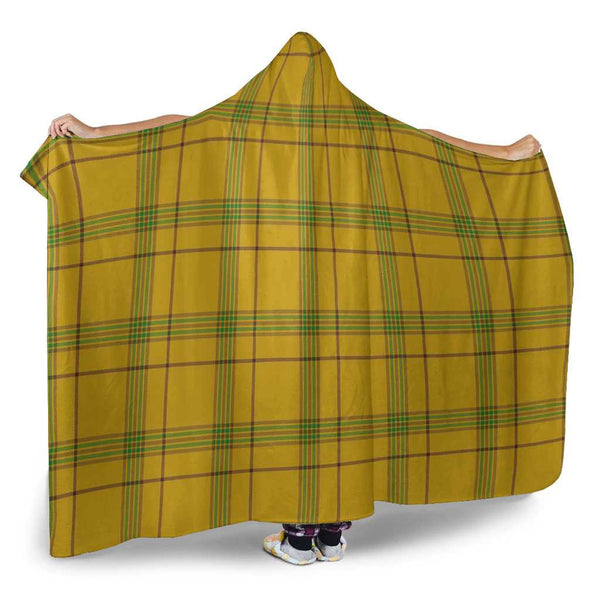 Scottish Houston Clan Tartan Hooded Blanket Tartan Plaid 2