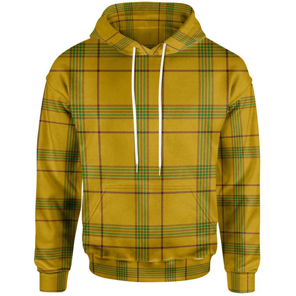 Scottish Houston Clan Tartan Hoodie Front Side Tartan Plaid