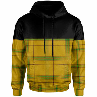 Scottish Houston Clan Tartan Hoodie - Horizontal Style Front Side Tartan Plaid