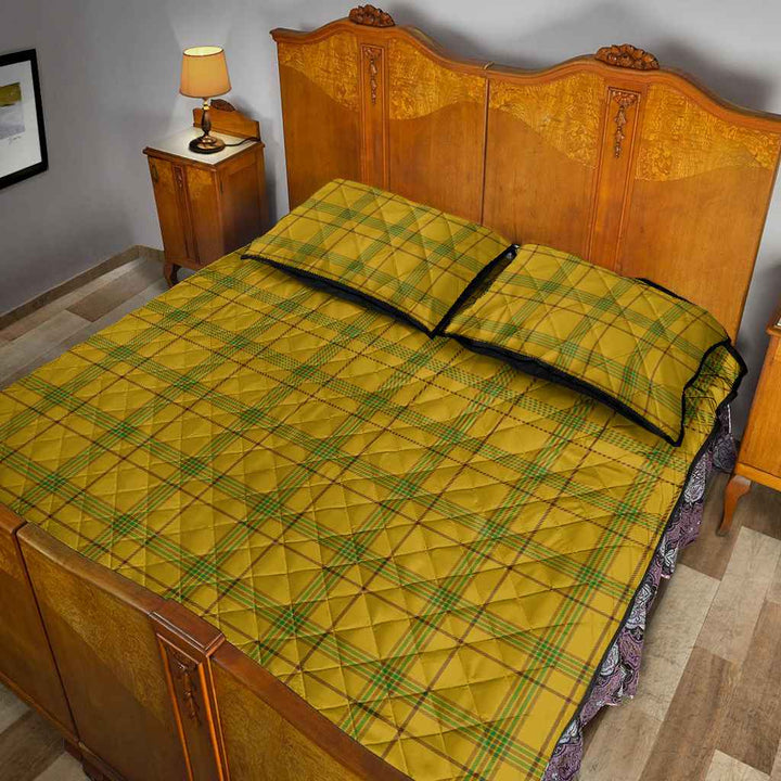 Scottish Houston Clan Tartan Quilt Bed Set Tartan Plaid 5