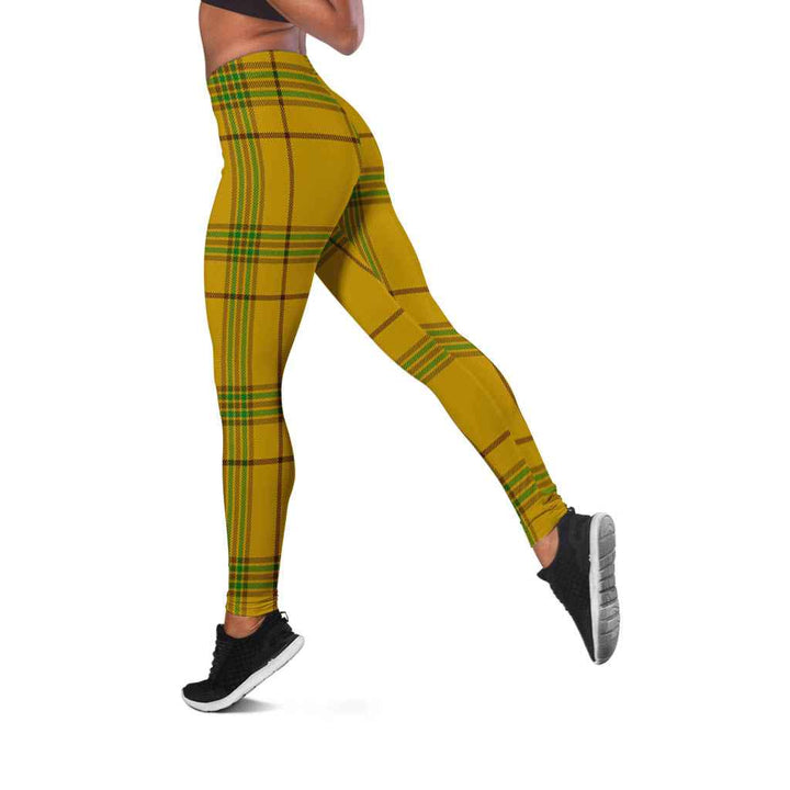 Scottish Houston Clan Tartan Women Leggings Tartan Plaid 2