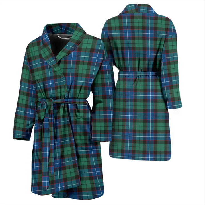 Scottish Hunter Ancient Clan Tartan Bathrobe 3