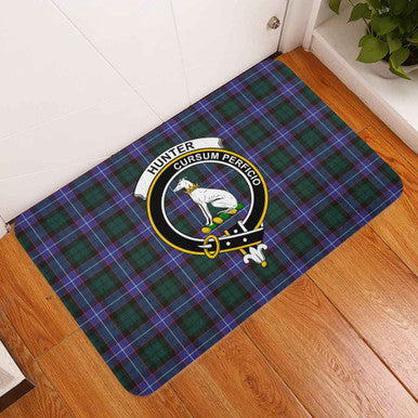 Scottish Hunter Clan Crest Tartan Door Mat Tartan Plaid 3