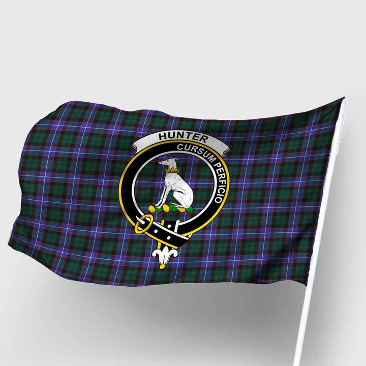 Scottish Hunter Clan Crest Tartan Flag Parade Tartan Plaid 2