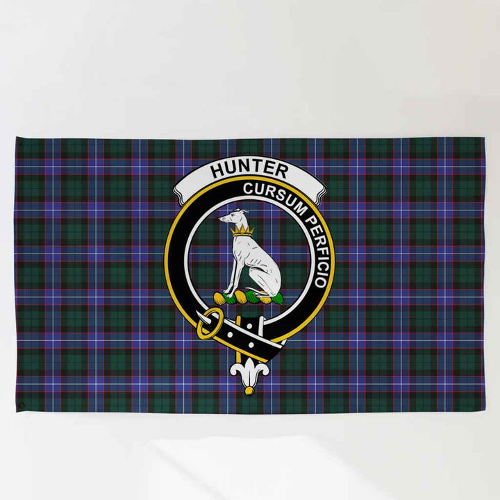 Scottish Hunter Clan Crest Tartan Flag Parade Tartan Plaid 3