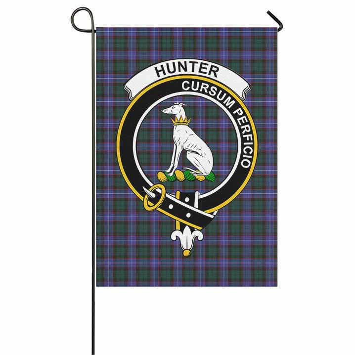 Scottish Hunter Clan Crest Tartan Garden Flag Tartan Plaid 1