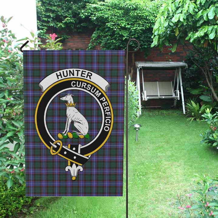 Scottish Hunter Clan Crest Tartan Garden Flag Tartan Plaid 2