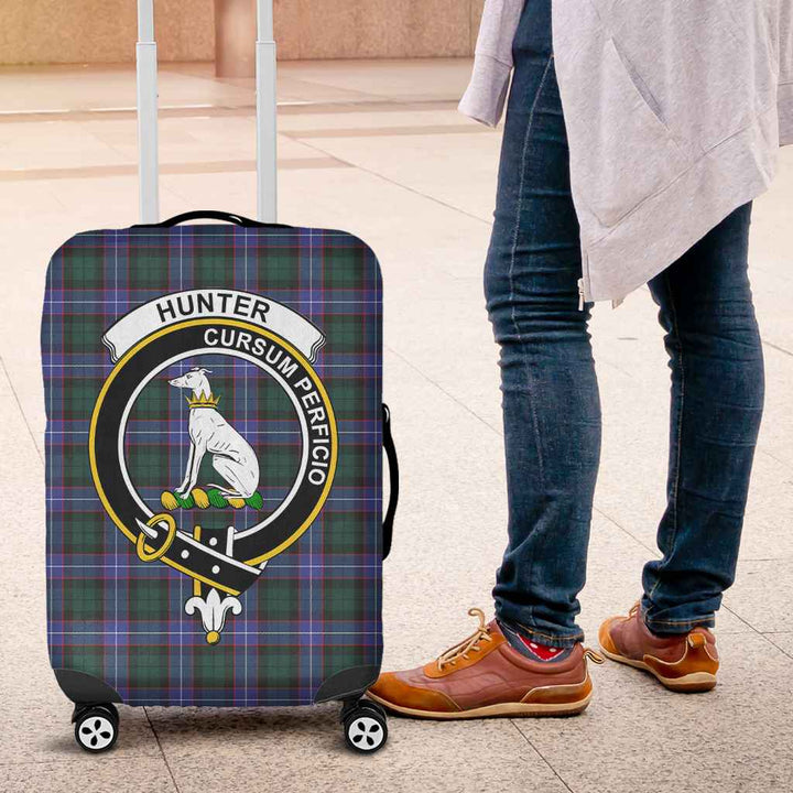 Scottish Hunter Clan Crest Tartan Luggage Cover Tartan Plaid 4