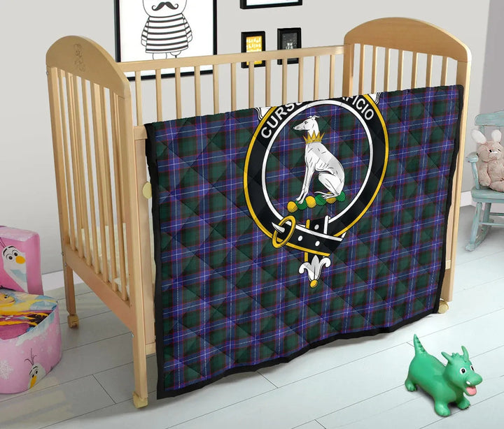 Scottish Hunter Modern Clan Crest Tartan Quilt Tartan Plaid 13