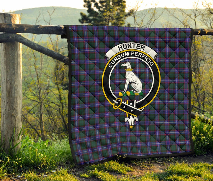 Scottish Hunter Modern Clan Crest Tartan Quilt Tartan Plaid 6