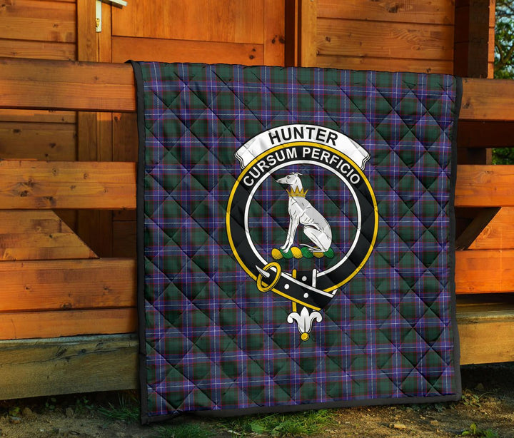 Scottish Hunter Modern Clan Crest Tartan Quilt Tartan Plaid 7