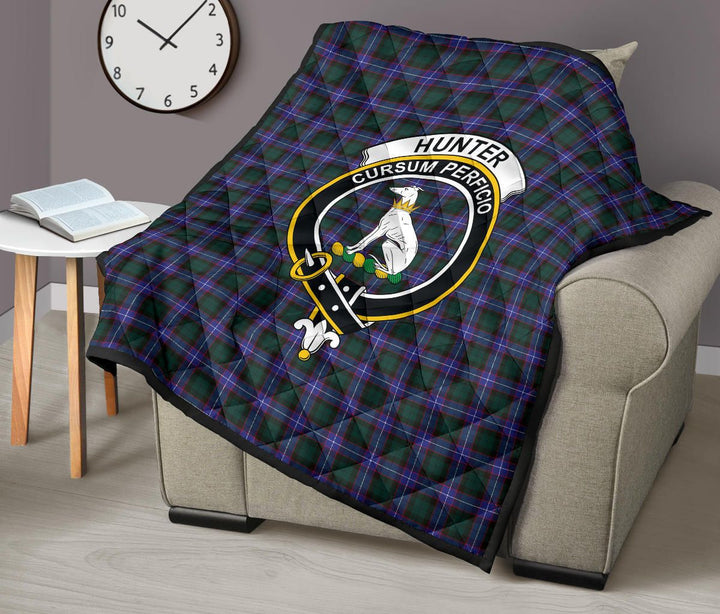 Scottish Hunter Modern Clan Crest Tartan Quilt Tartan Plaid 9