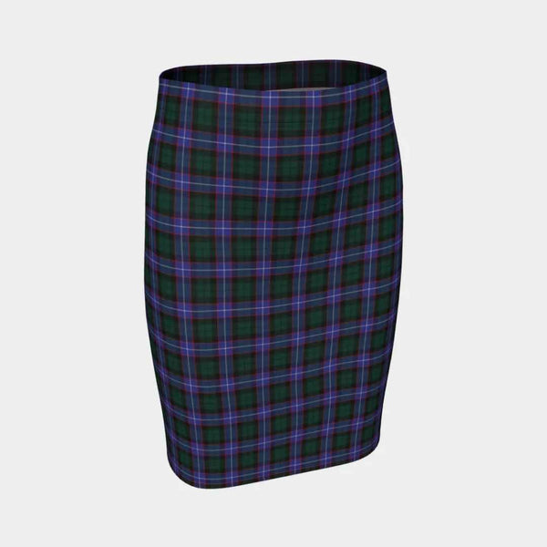 Scottish Hunter Modern Clan Tartan Fitted Skirt Tartan Plaid 1