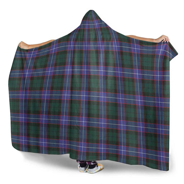 Scottish Hunter Modern Clan Tartan Hooded Blanket Tartan Plaid 3