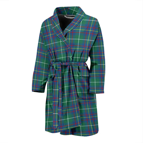 Scottish Inglis Ancient Clan Tartan Bathrobe 2